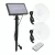 Solar Powered Floodlight With 2 LED Bulbs And Remote XF-FA-707-2