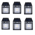 Solar Powered Wall Lamp Pack of 6