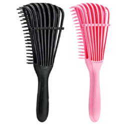 Adjustable Detangling Hair Brush – Pack of 2 Assorted Colors