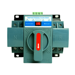Automatic Changeover Switch 2 Pole 63A Green