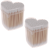 Double Sided Wood Stick Cotton Buds 120pcs Pack of 2