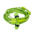 Braided Anti Tangle Wristband Headphone Green