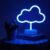 USB DC Cable or Battery Operated Cloud Neon Lamp With Base B-16