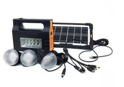 Multifunctional Solar Home Lighting System With 3 Led Bulbs FA-3605