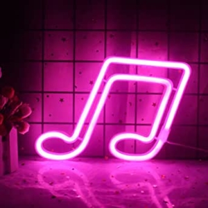 LED Music Note Neon Sign Lamp USB And Battery Operated FA-A56