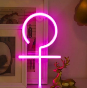 Female Symbol Neon Sign Lamp USB And Battery Operated FA-A71
