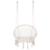 Cotton Macrame Hanging Chair White