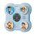 Intelligent Wall Mount Kids Boxing Machine with Music – Blue